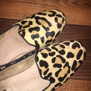 Leopard print loafers